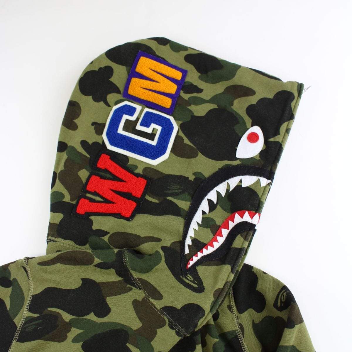 bape 1st green camo wgm shark | SaruGeneral