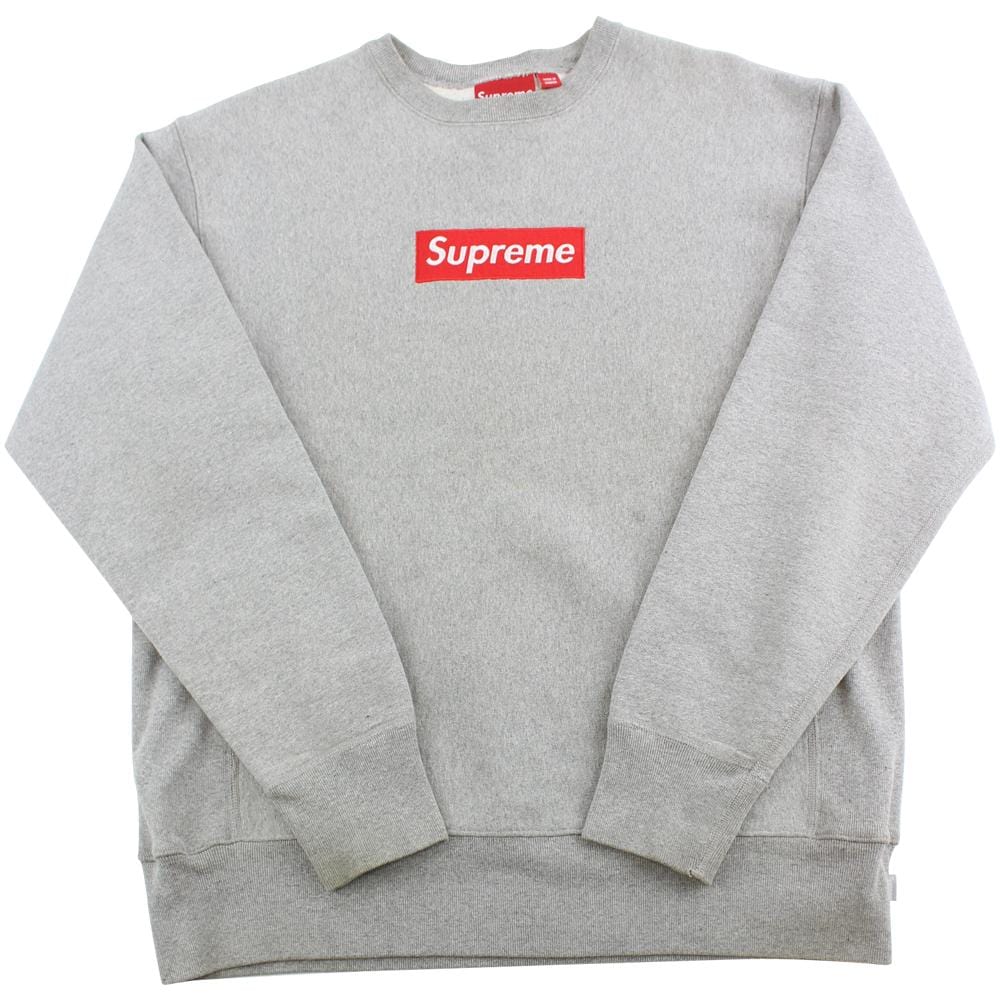 supreme red on red box logo crewneck