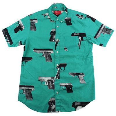 supreme gun button up