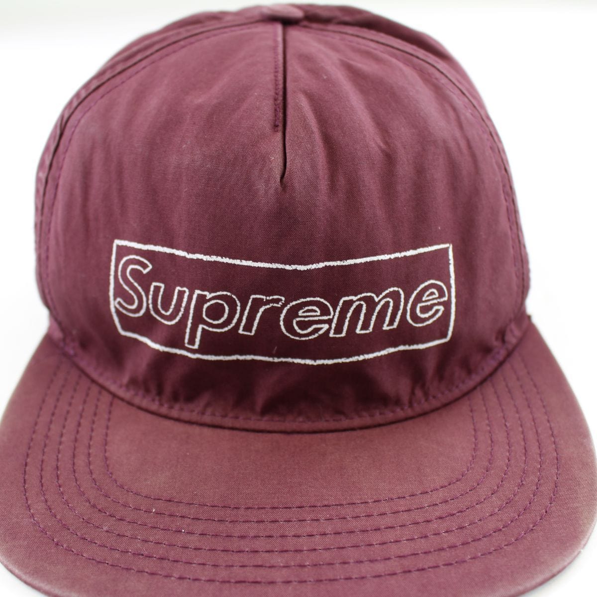 burgundy box logo