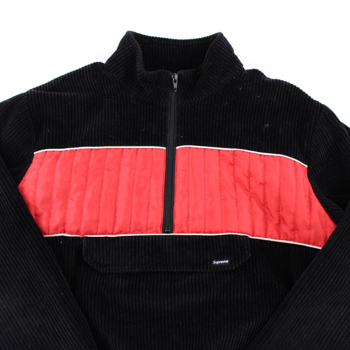 supreme two tone half zip