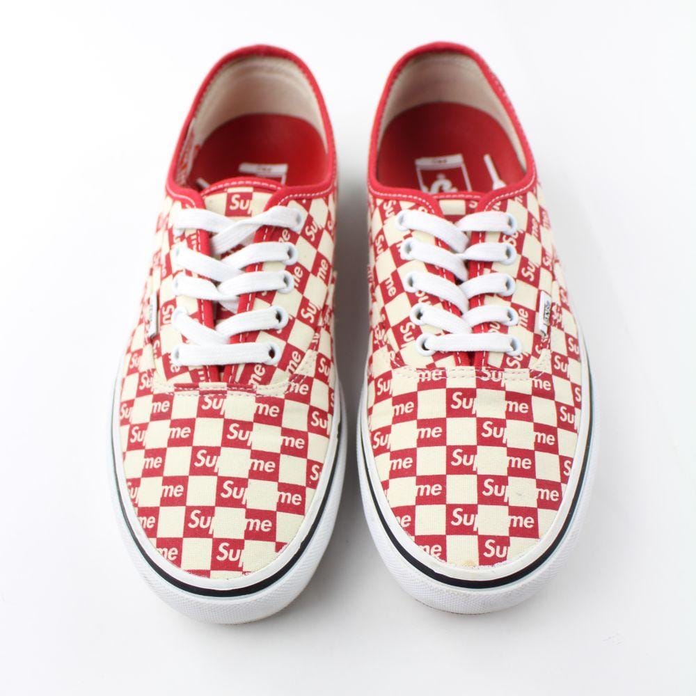 supreme x vans checkered