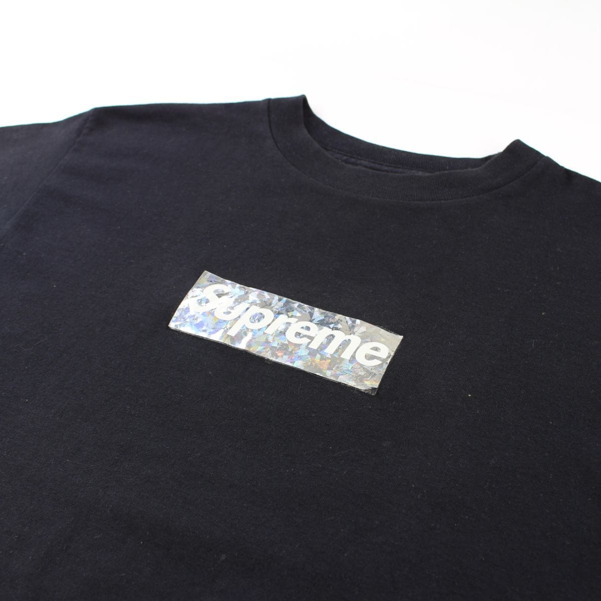 supreme black tee box logo