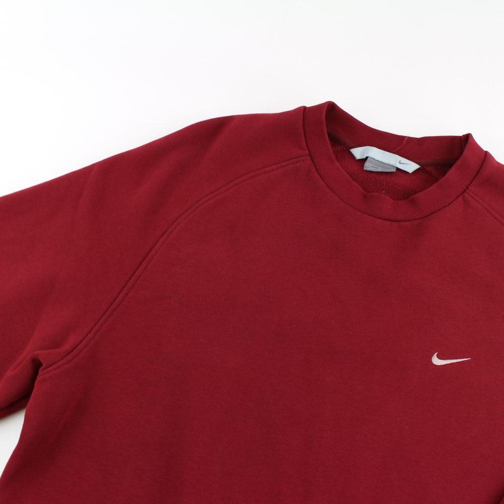 burgundy nike crewneck