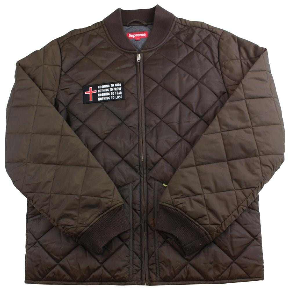 supreme quilted jacket