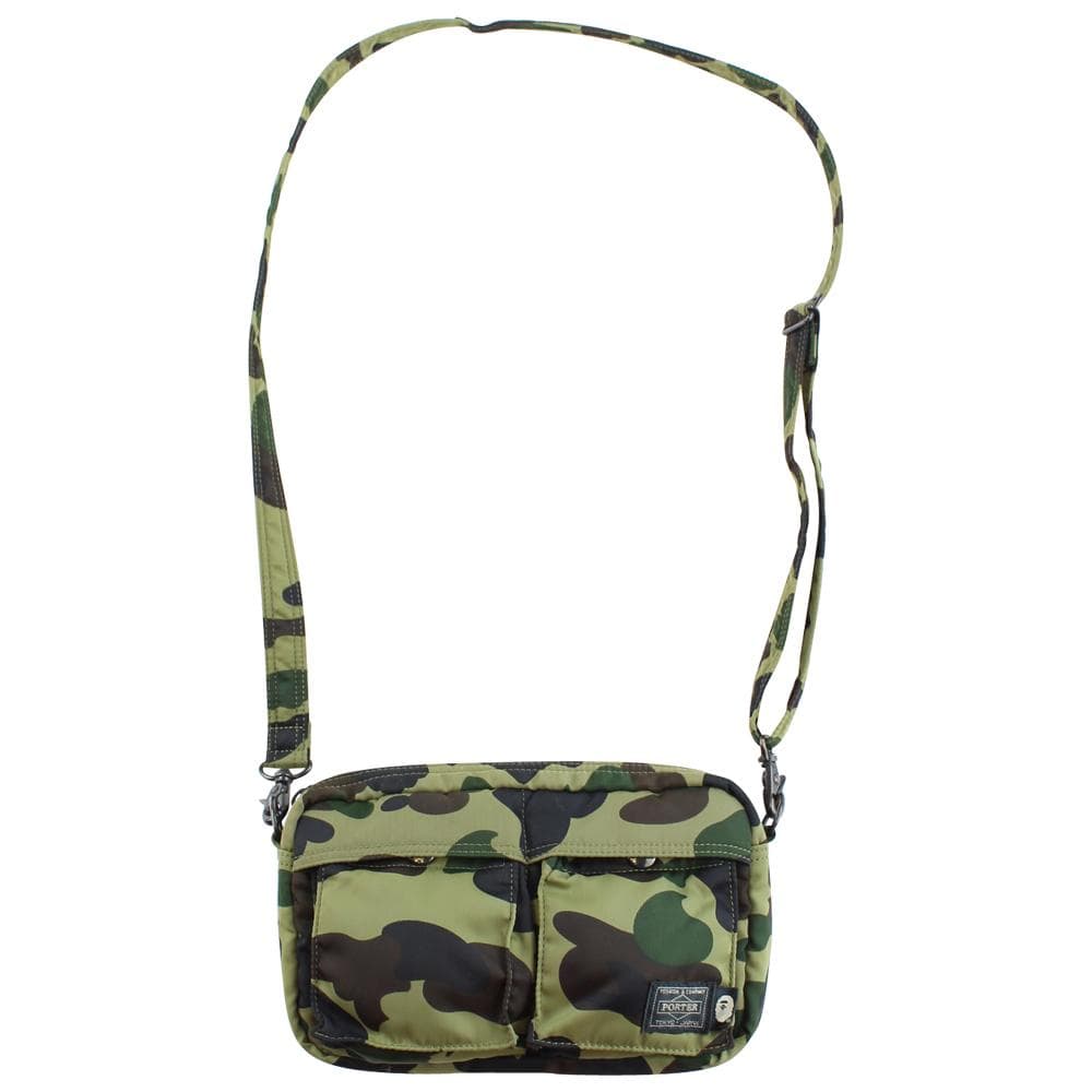 Bape x Porter 1st Green Camo Side Bag | SaruGeneral