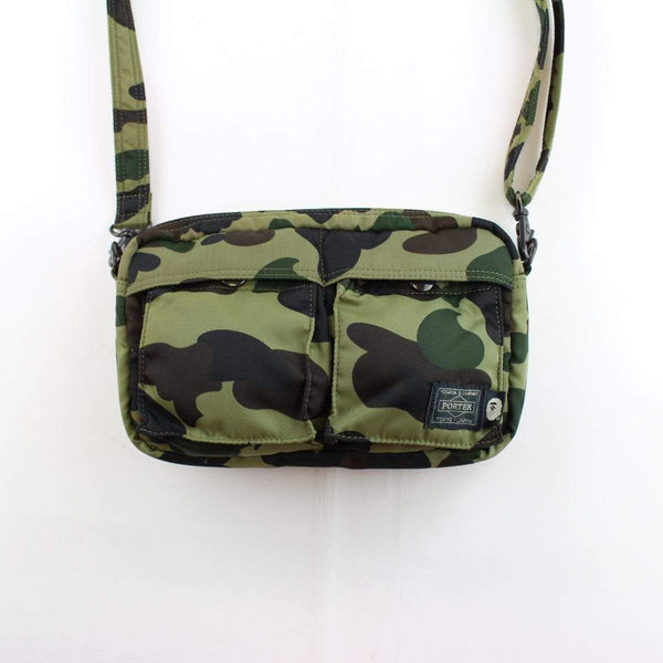 Bape x Porter 1st Green Camo Side Bag | SaruGeneral