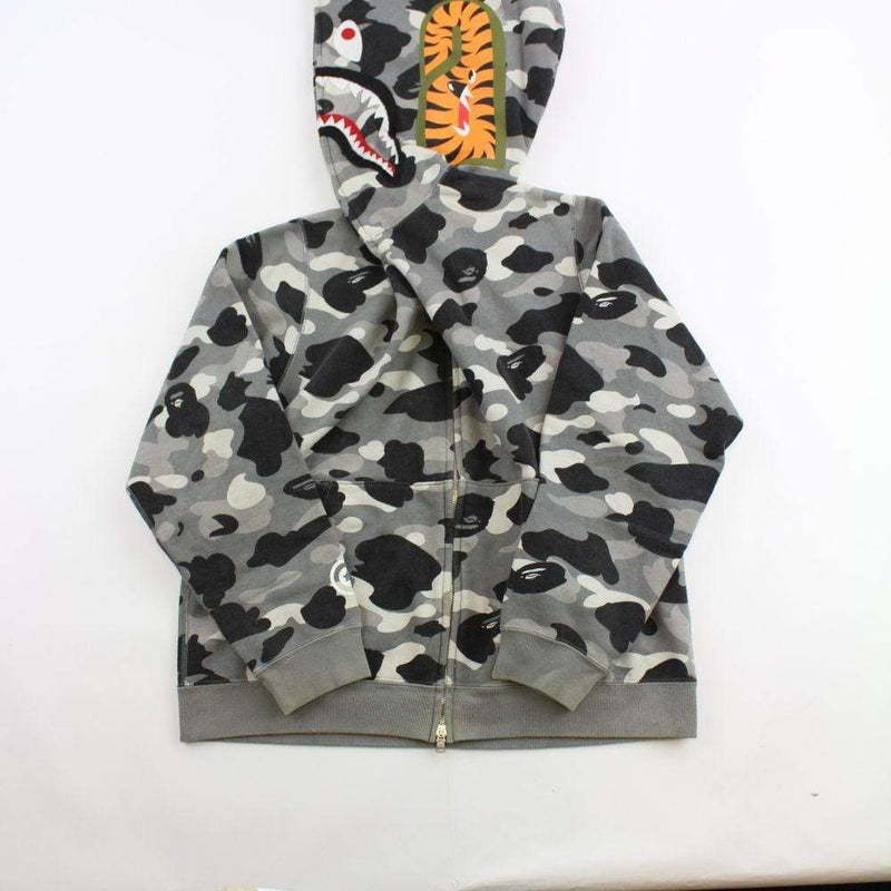 Bape Grey Camo Shark Hoodie | SaruGeneral