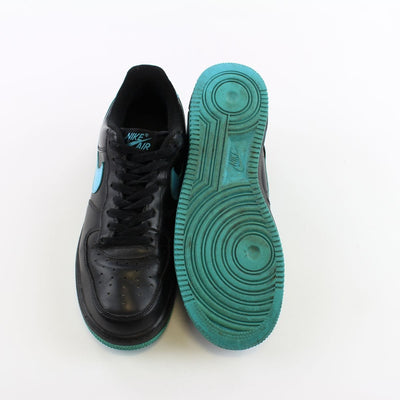nike air force 1 black and light blue