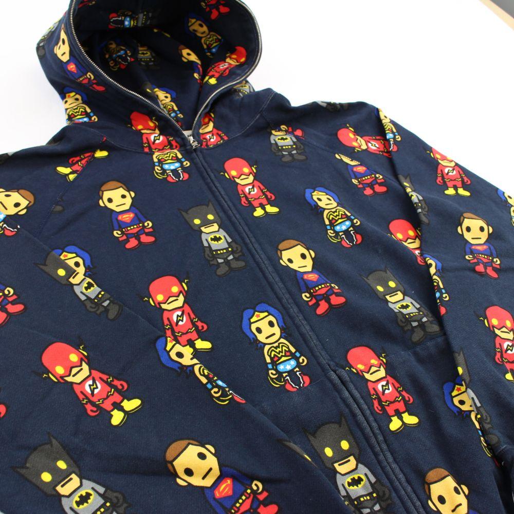 bape dc comics hoodie