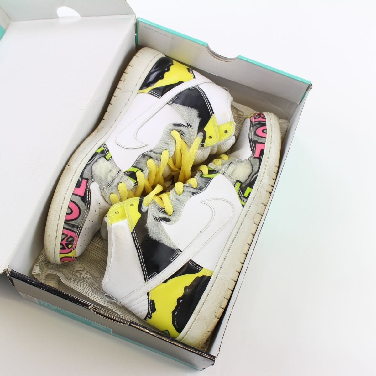 nike sb de la soul high white