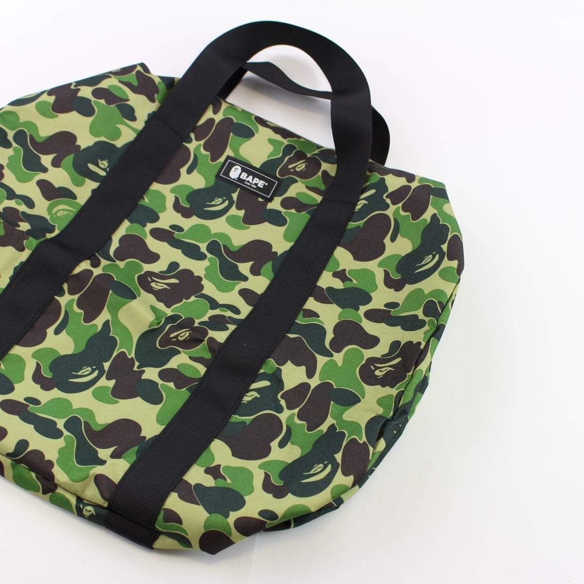 Bape ABC Green Camo Duffle Bag | SARUUK