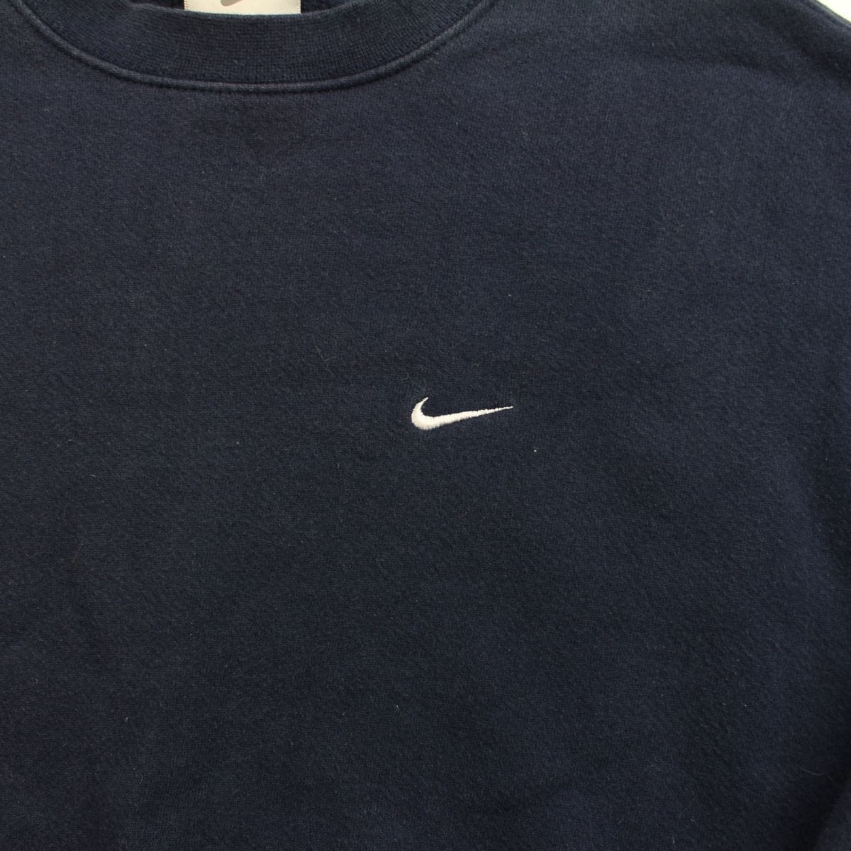 navy nike crewneck