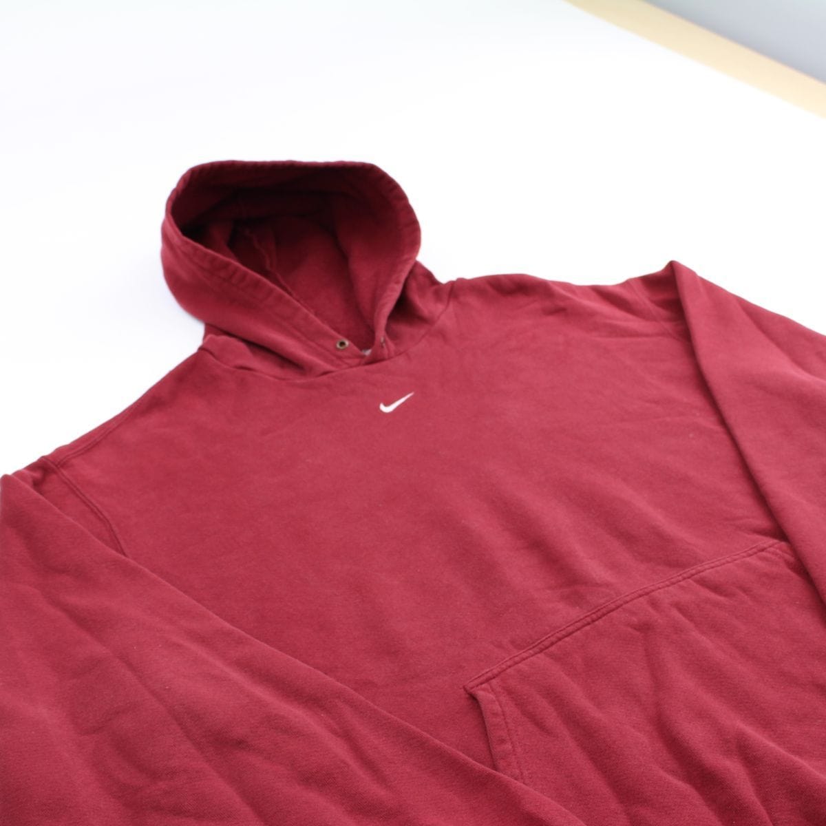 red swoosh hoodie