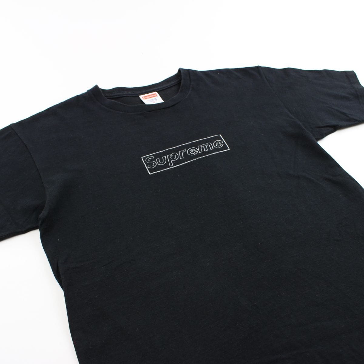 Supreme x Kaws Box Logo Tee Black | SaruGeneral