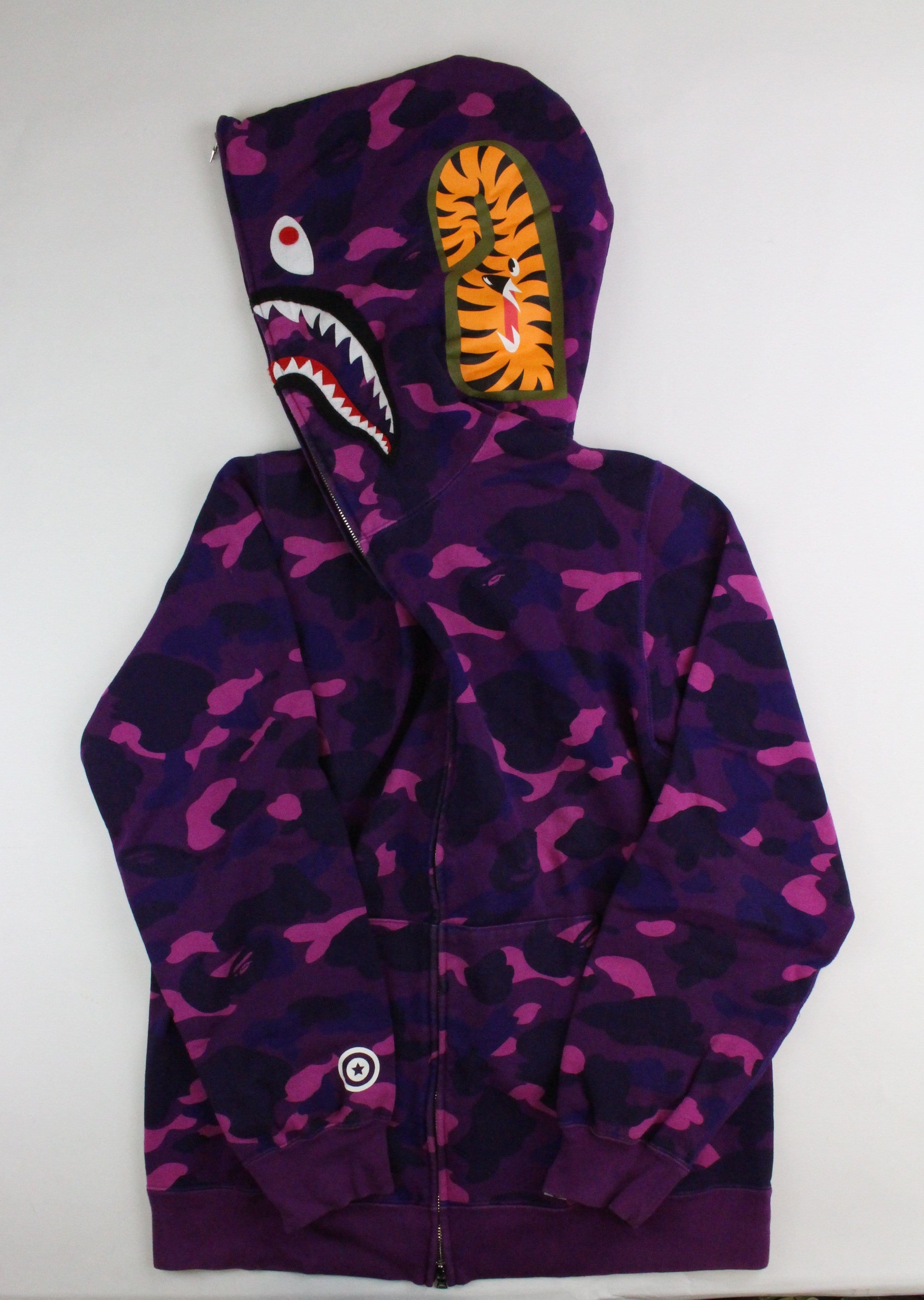 Bape Purple Camo pullover Shark | SARUUK