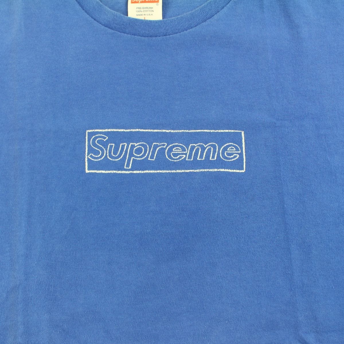 royal blue supreme shirt