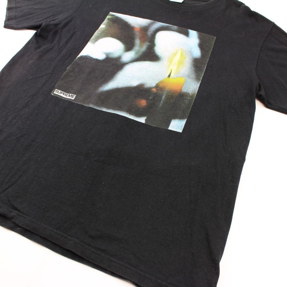 supreme candle tee grey