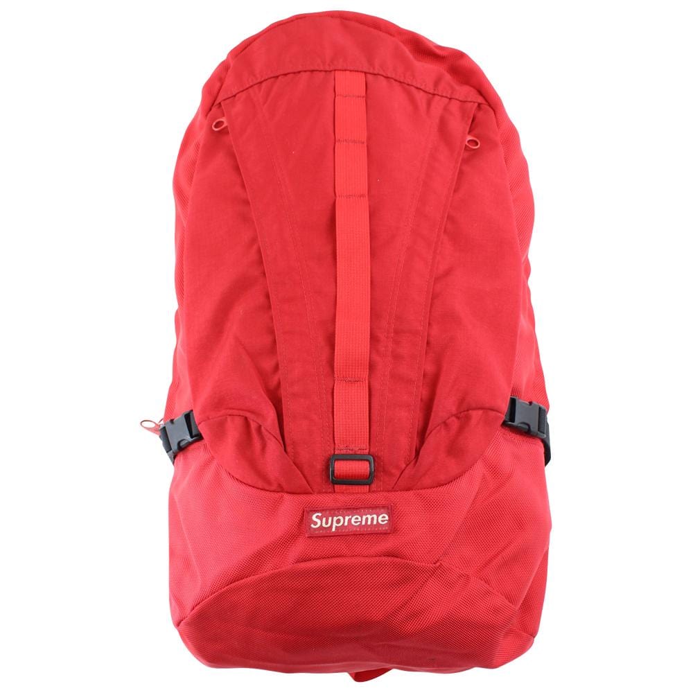 Supreme Red Logo Backpack | SaruGeneral