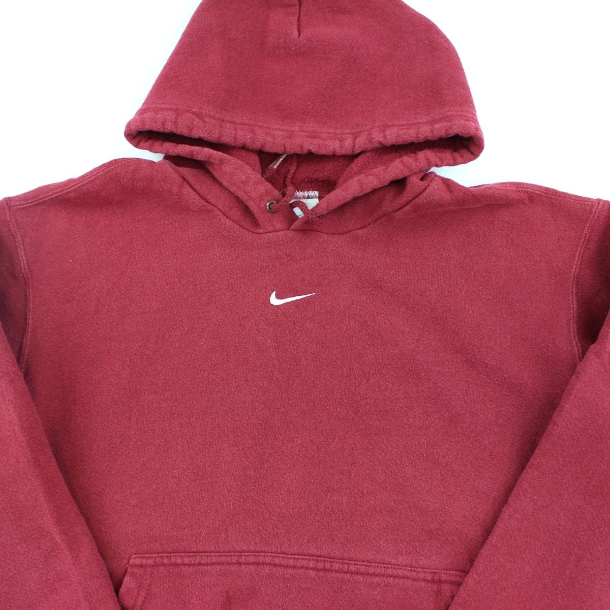 nike burgundy swoosh hoodie