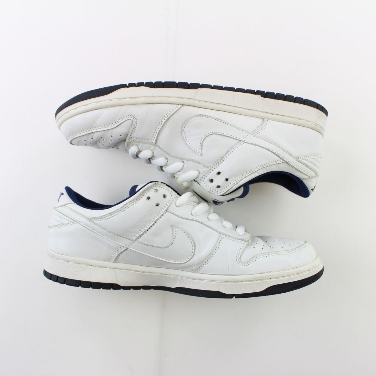 nike dunk low gs midnight navy white
