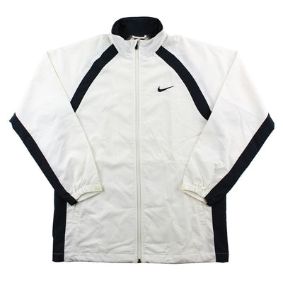 nike swoosh jacket white