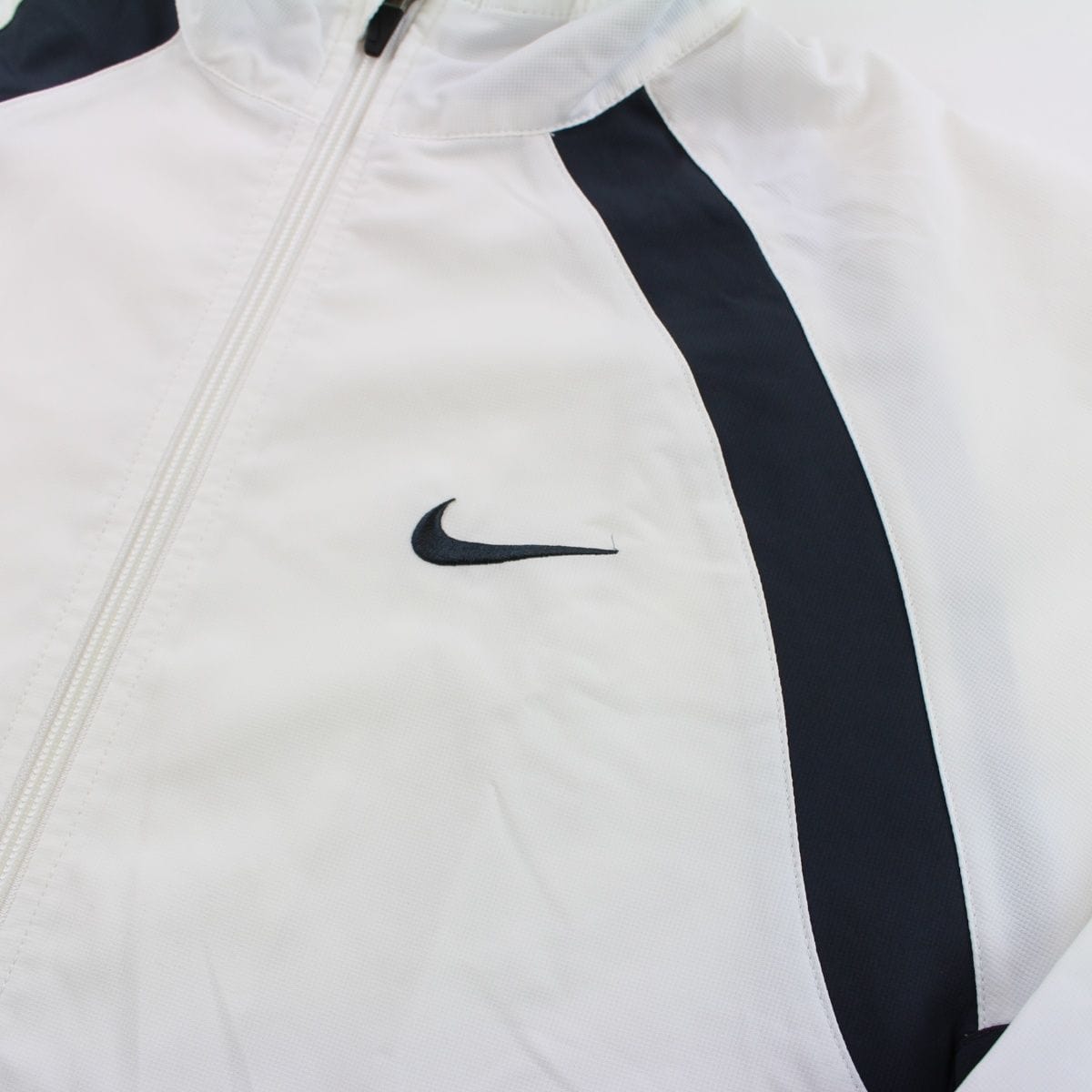 nike swoosh jacket white