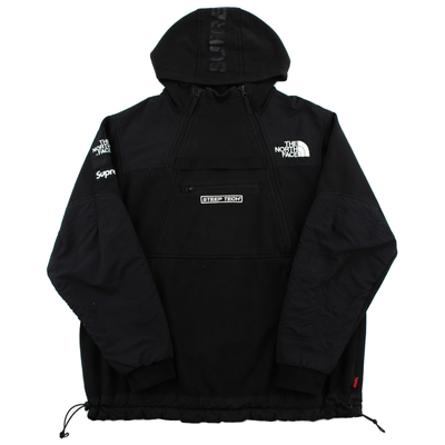 supreme the north face steep tech hooded jacket white