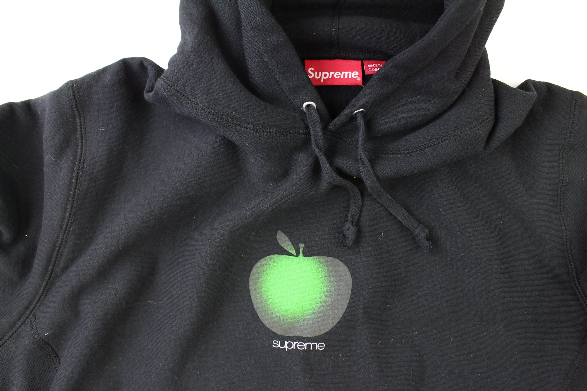 supreme hoodie apple