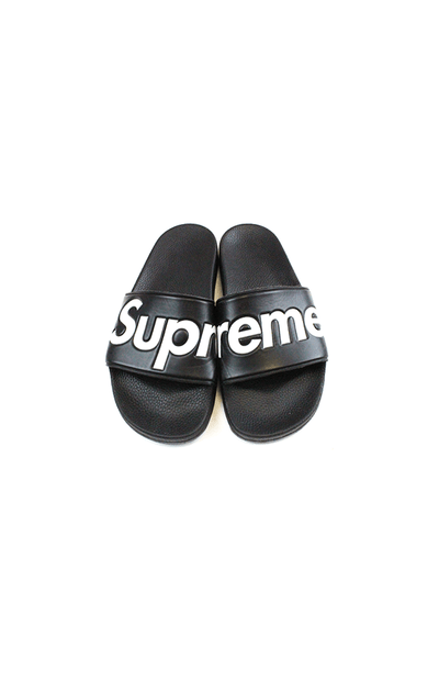 supreme slides black