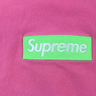 supreme box logo pink green