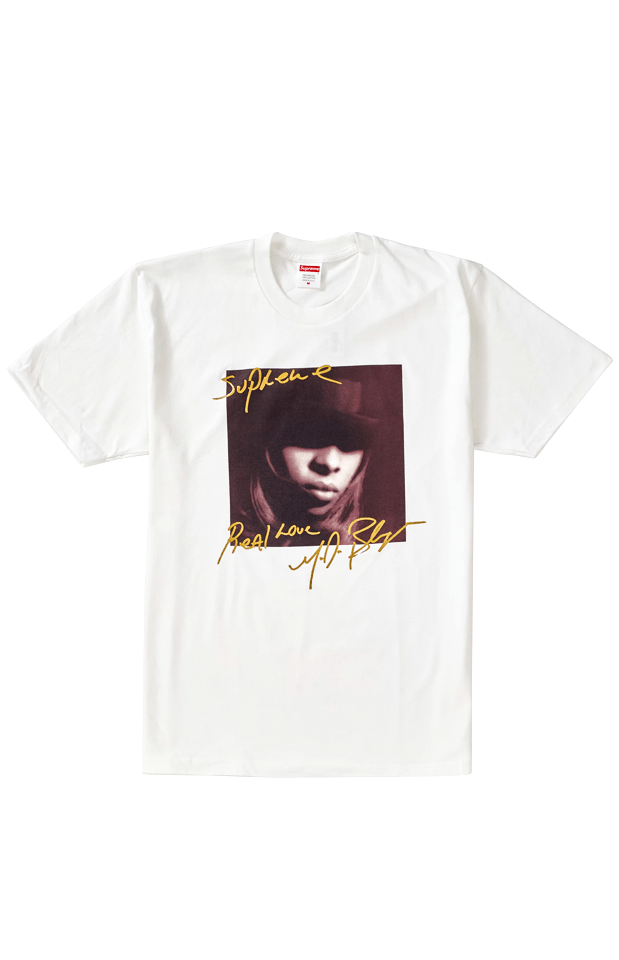 Supreme Mary J Blige Real Love Tee White Sarugeneral