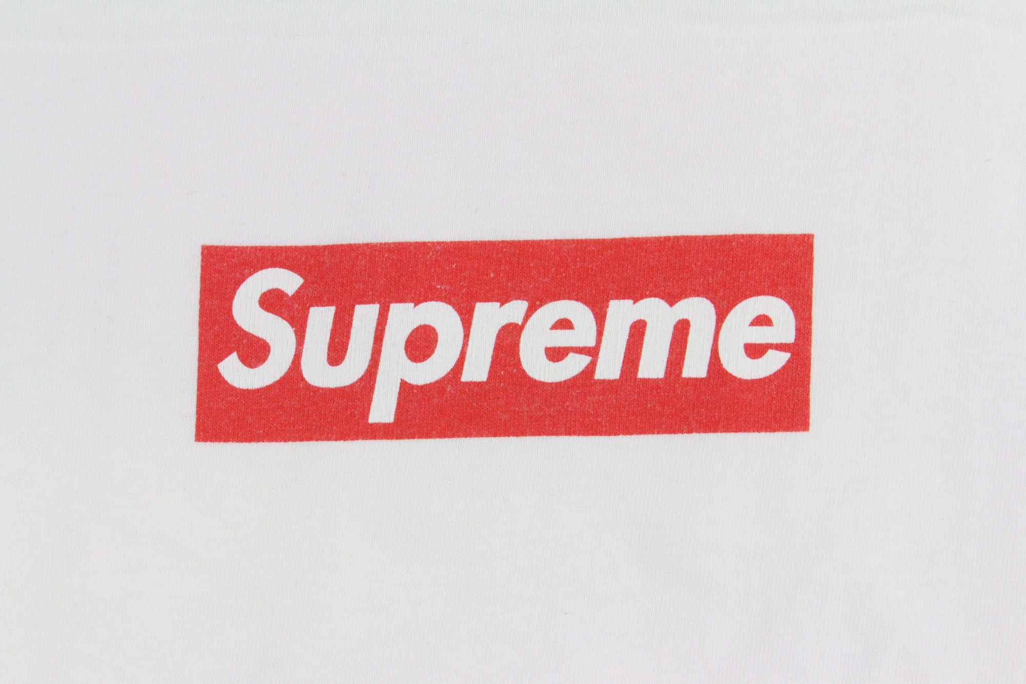 supreme red box logo tee