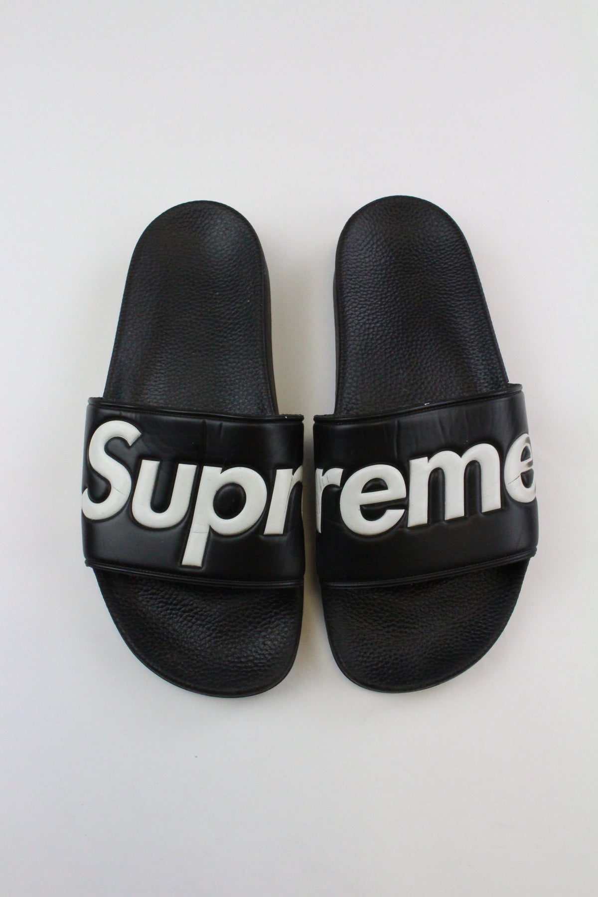 white supreme slides