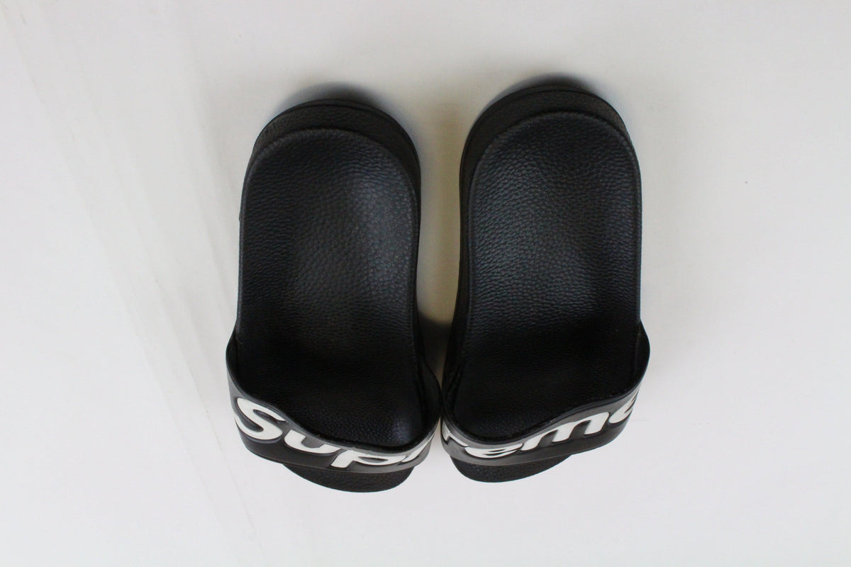 supreme slides black