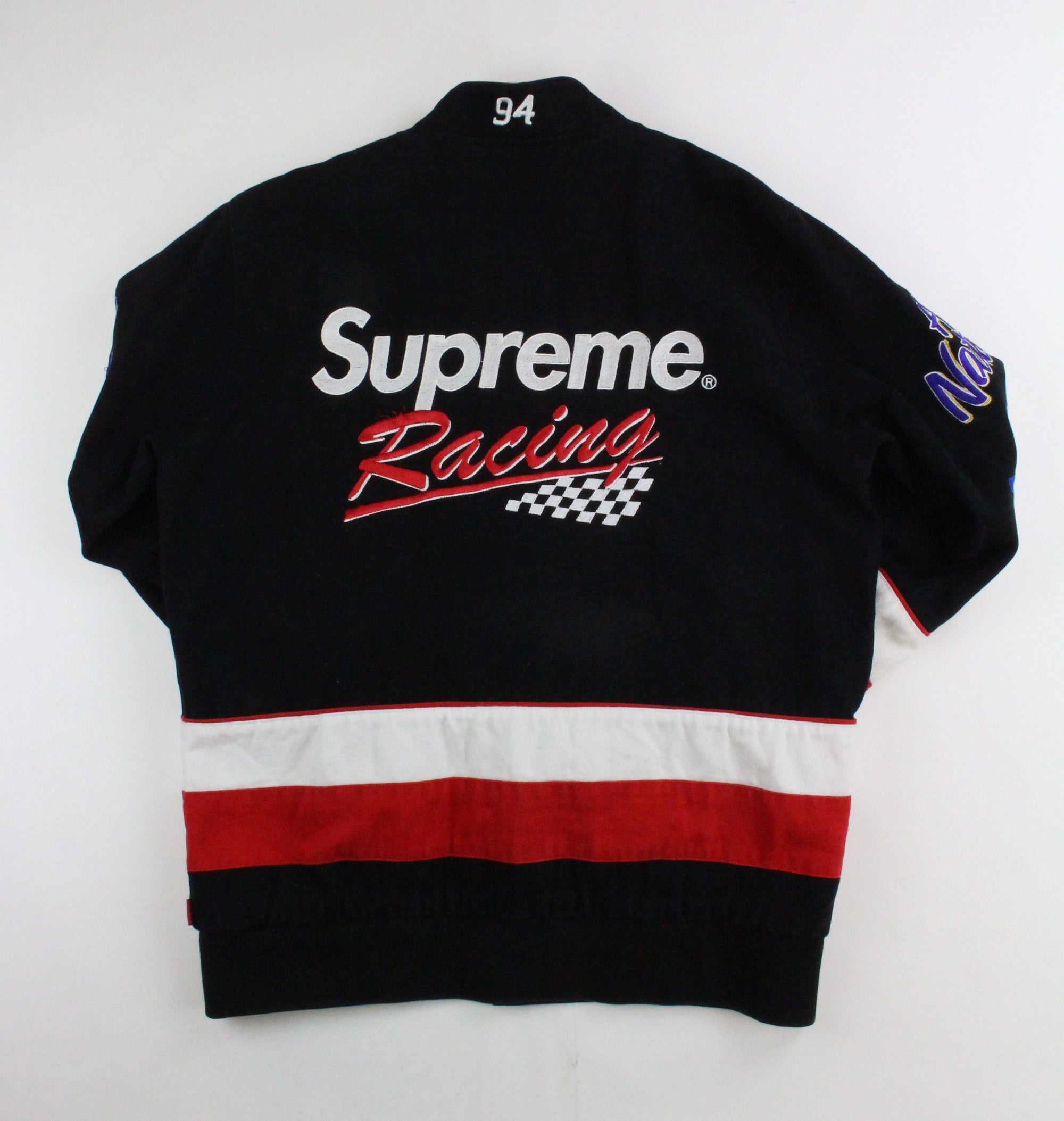 supreme wise racing jacket