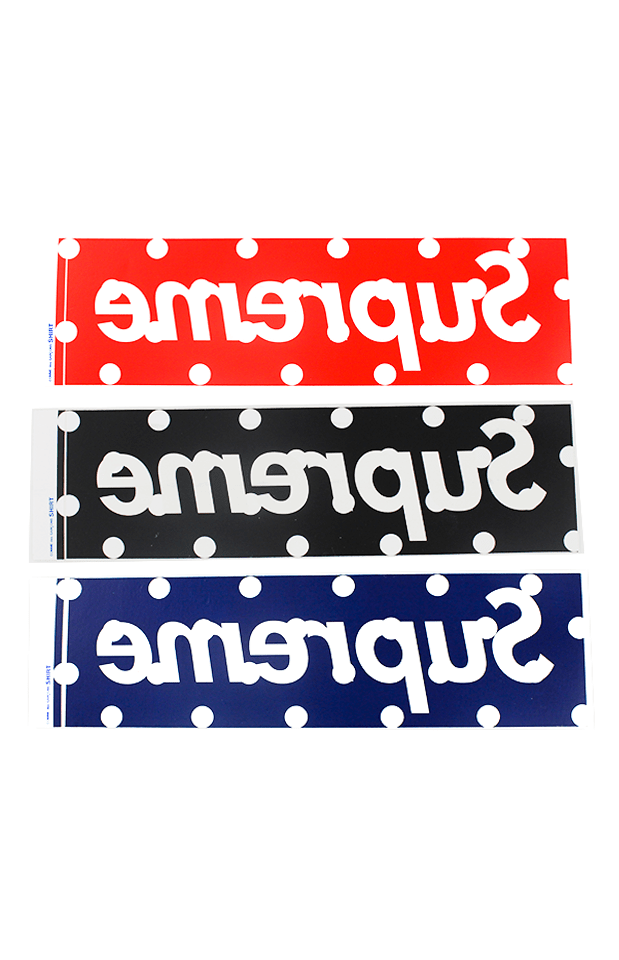 Supreme x CDG Box Logo Sticker set | SaruGeneral