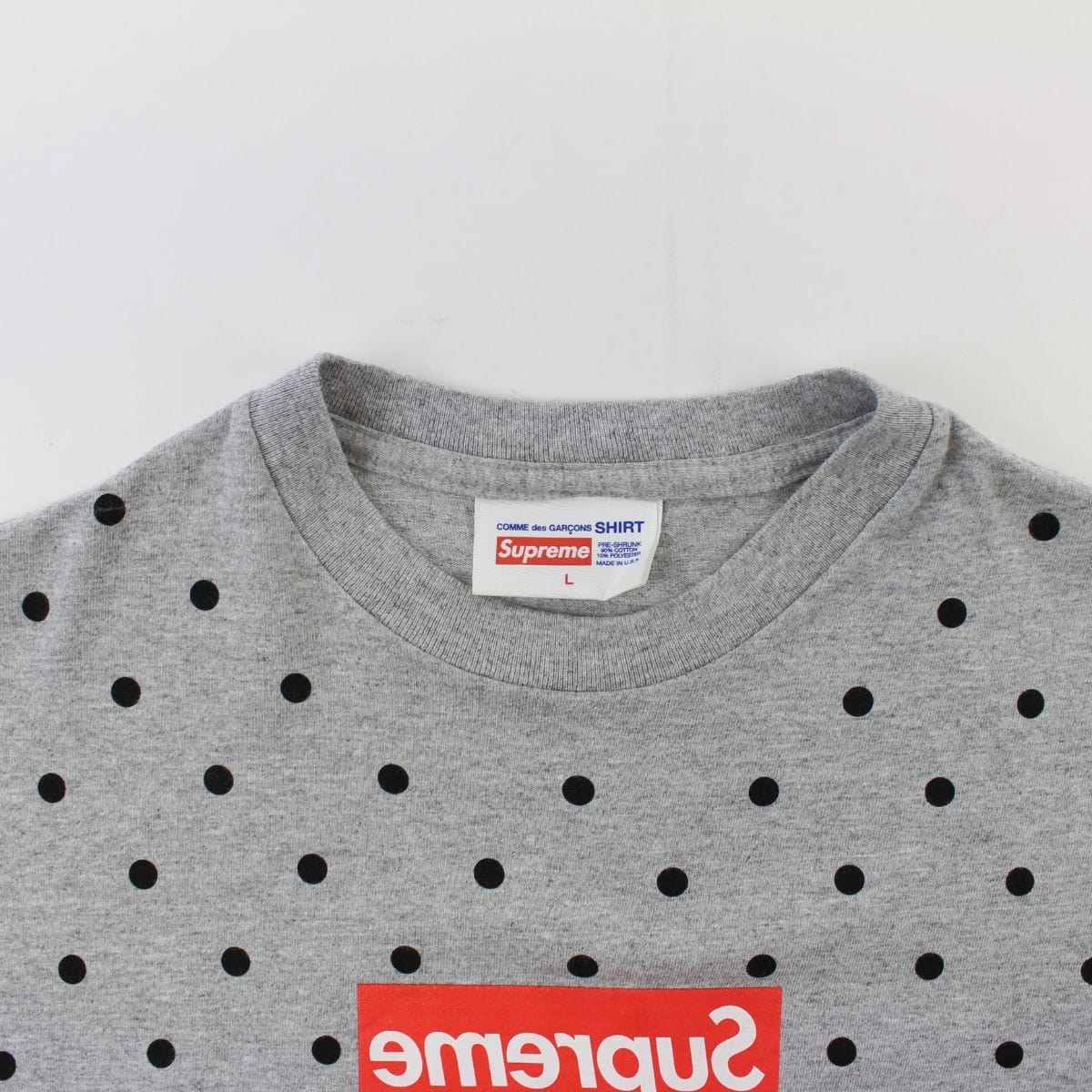 supreme cdg polka dot