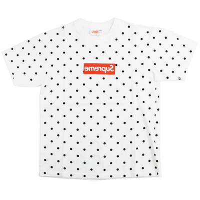 supreme cdg black tee