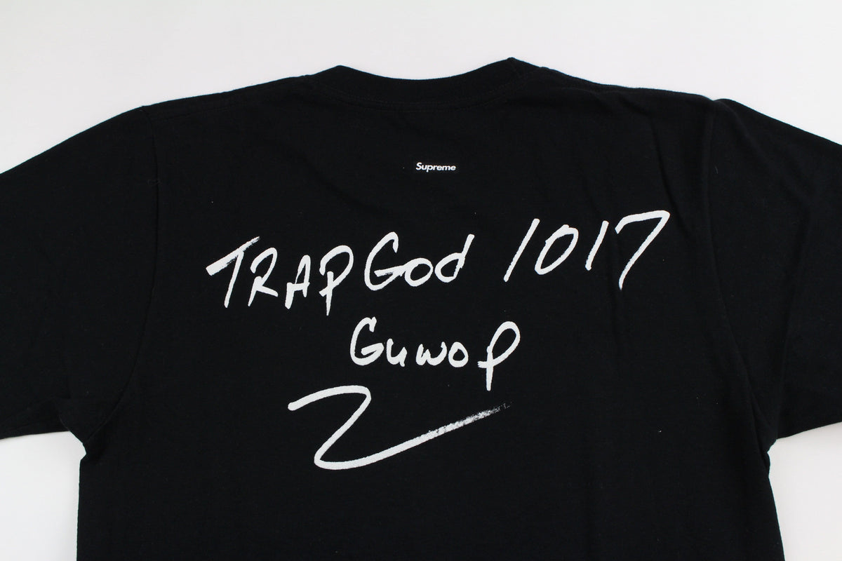 supreme gucci mane tee black