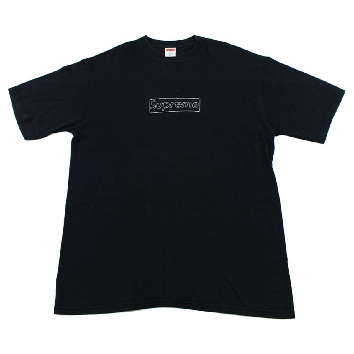 Supreme x Kaws Box Logo Tee Black | SaruGeneral