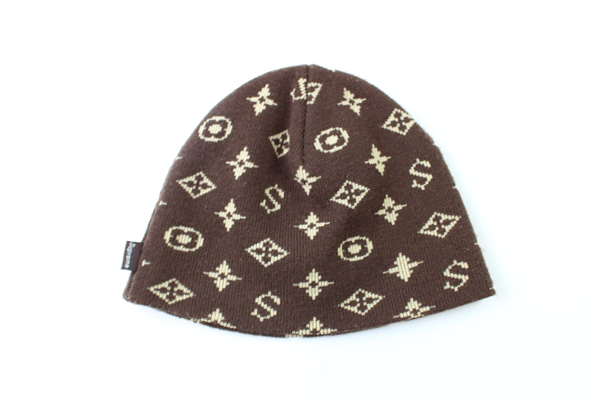 Supreme x LV Beanie Brown | SaruGeneral