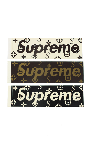 Supreme x Louis Vuitton Box Logo Sticker Set