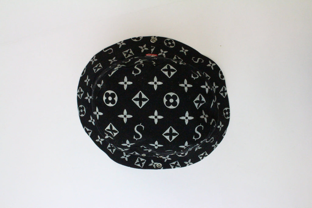 Supreme x LV Bucket Hat Black | SaruGeneral