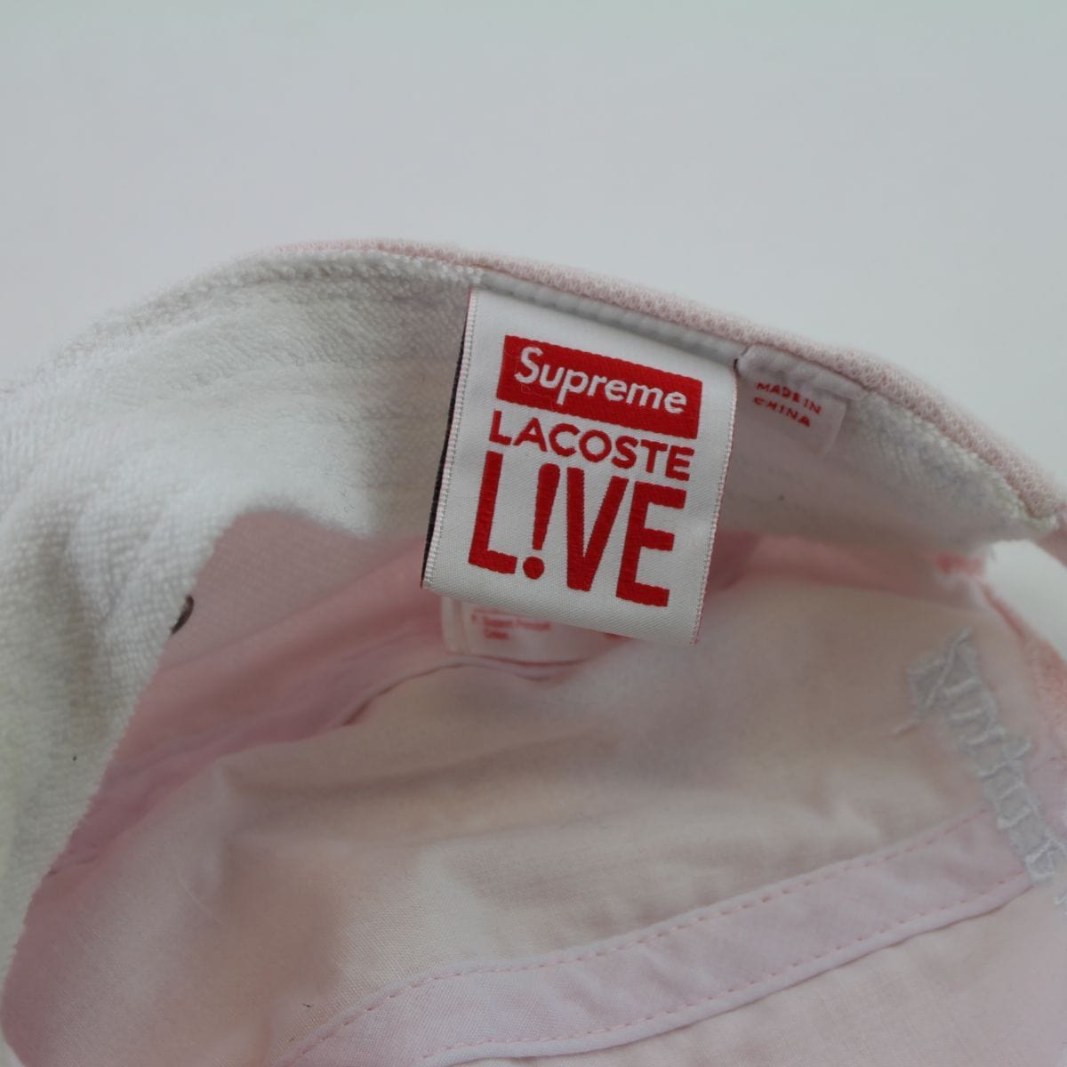 supreme lacoste pink