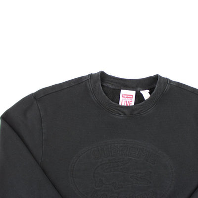 supreme x lacoste crewneck