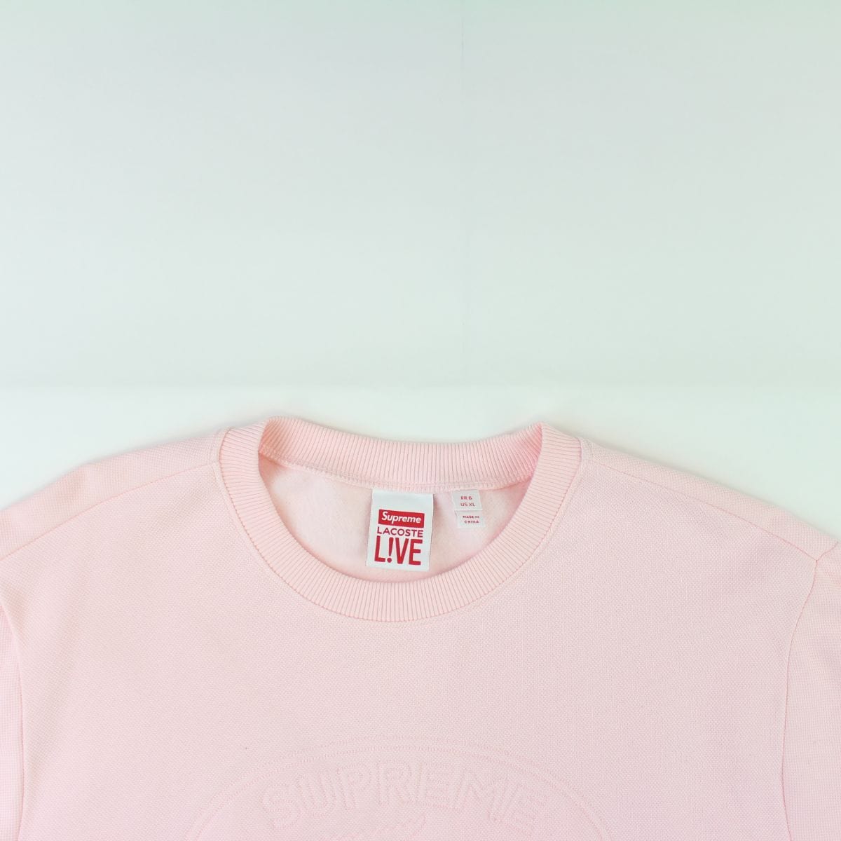 supreme lacoste pink