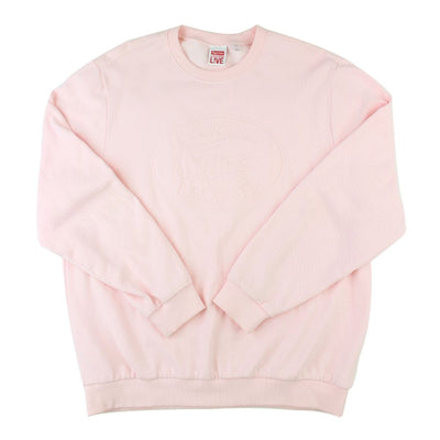 supreme lacoste crewneck pink