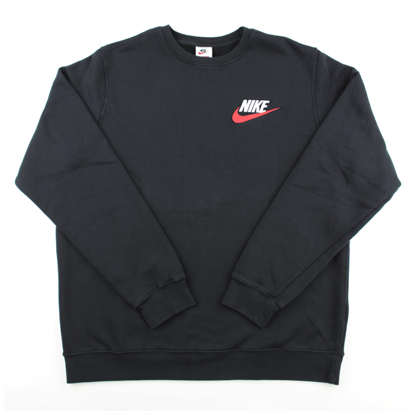 Supreme x Nike Logo Crewneck Black | SaruGeneral