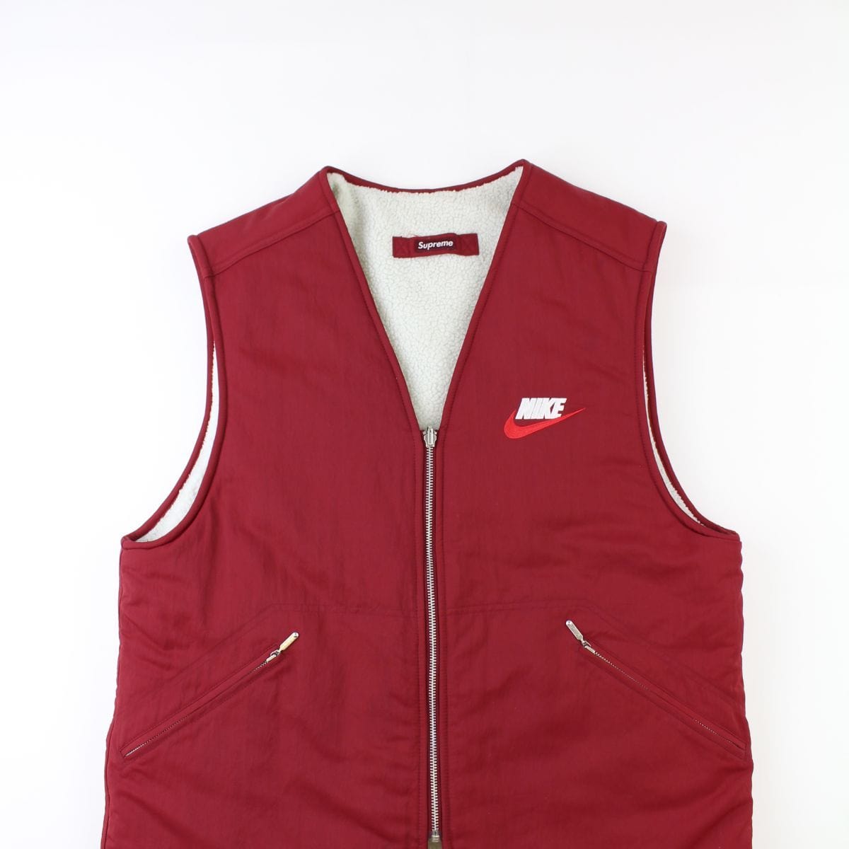 red nike vest womens